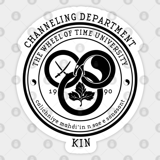 The Wheel of Time University - Kin Sticker by Ta'veren Tavern